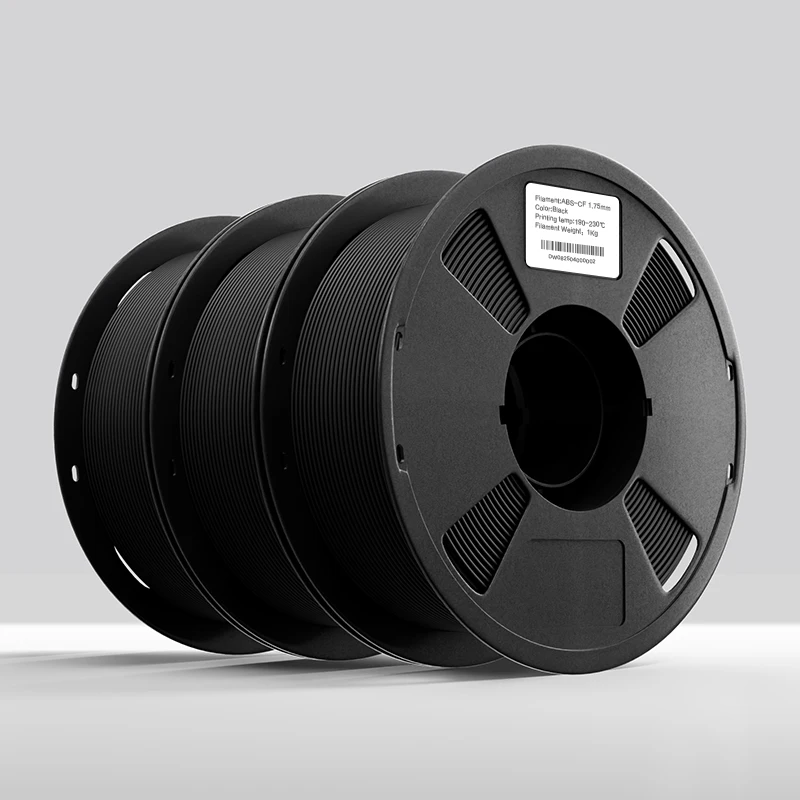3D Printer Filament:high toughness ABS-CF carbon fiber material, environmentally positive and unplugged high strength 2