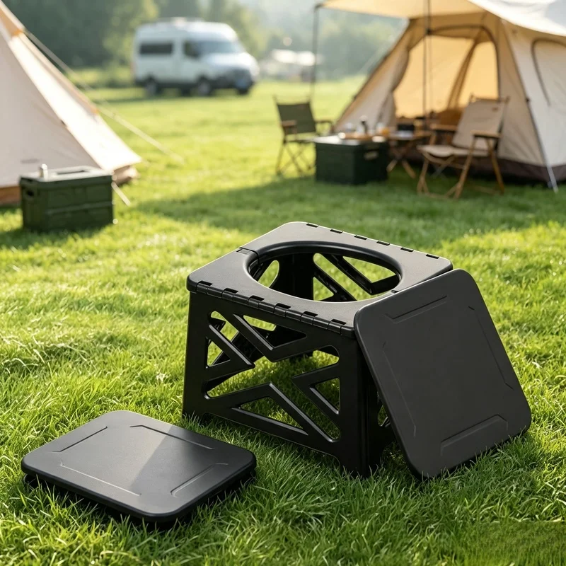 Portable Folding Car Toilet Deodorant Multifunctional Mobile Stool Outdoor Camping Emergency Travel Commode