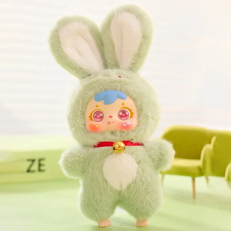 Nuovo Samuel Fortune Coniglio Baby Paradise Peluche alla moda Scatola cieca Bambola giocattolo Simpatico sacchetto morbido Portachiavi con ciondolo Regalo a sorpresa per le ragazze