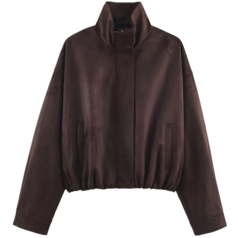 معطف Jaet للسيدات لشتاء 2025 وصل حديثًا مادة فرو صناعي متعددة الاستخدامات ملابس خارجية بسحاب إغلاق طويل Sve