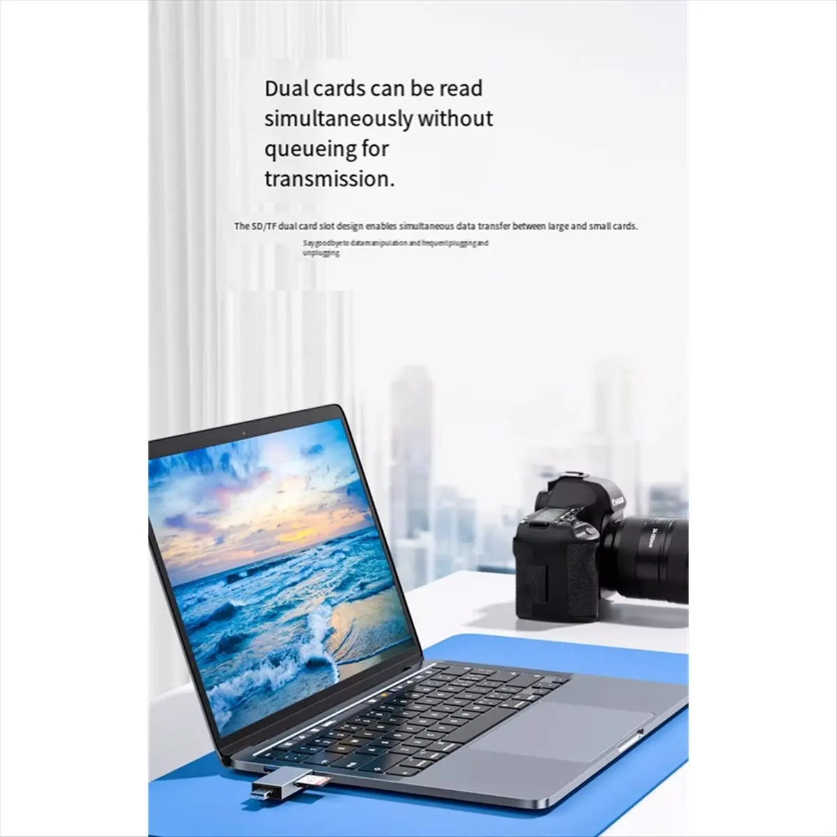 

Устройство чтения карт USB3.0 Type-C к SD TF-кардридер для ноутбука, телефона, адаптер памяти OTG, устройство чтения смарт-карт