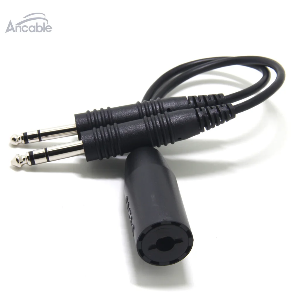 

Helicopter to General Aviation Headset Adapter Cable fit David Clark AVCOMM U 174