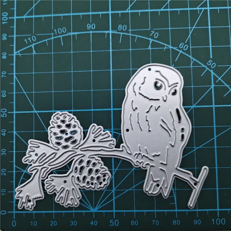 Diy Scrapbook Owl Metal Cutting Dies Embossed Carbon Die Paper Mold Etching Art Background