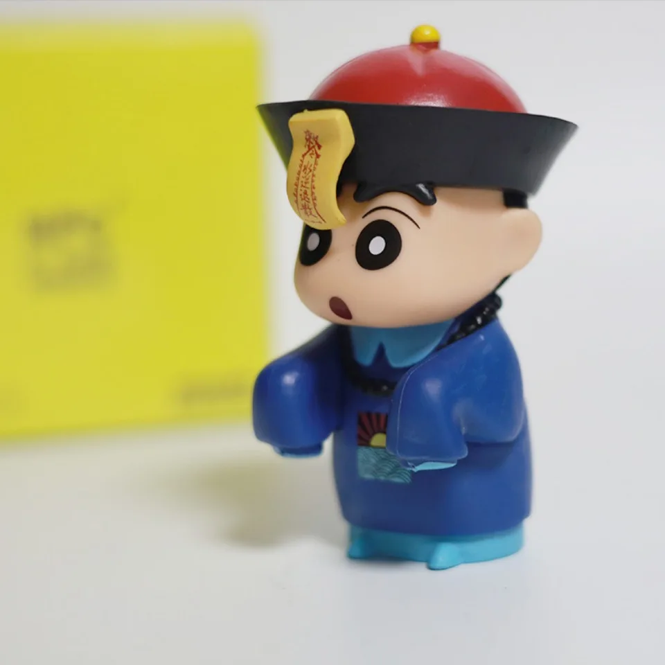 Q-version anime doll Nohara Shinnosuke Tathagata Buddha Crayon Shin-chan COS zombie Box Action Figure creative model gifts Toys