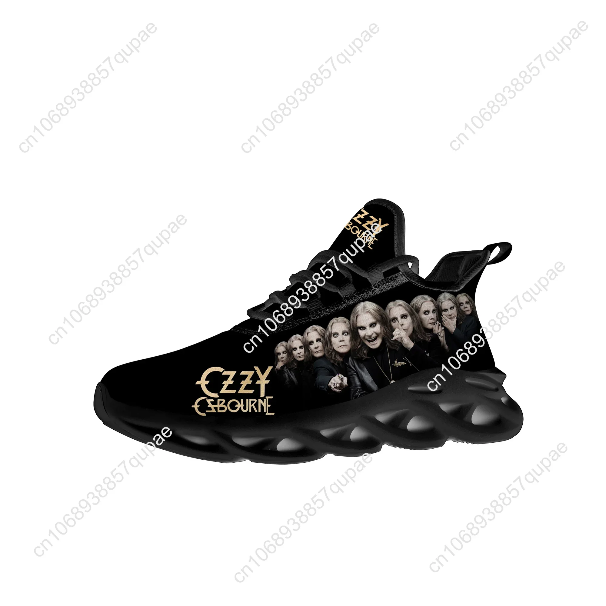 Ozzy Metal Rock Singer Sapatos para homens e mulheres, Ozzy Flats, tênis casuais, esportes, tênis de corrida, tênis de alta qualidade