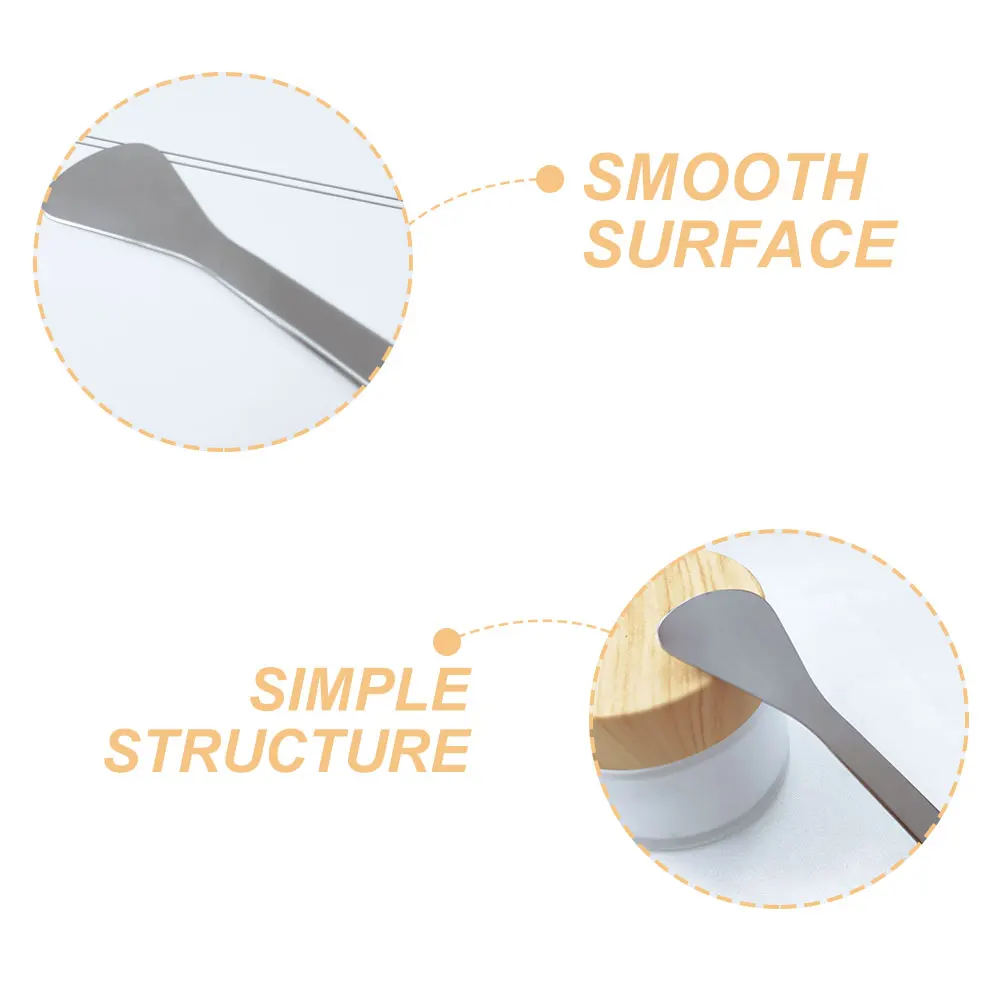 

2Pcs Eye Cream Spatula Stainless Steel Face Massage Applicator Mini Skincare Scoop Tools For Cosmetics Women Eyelid Massager