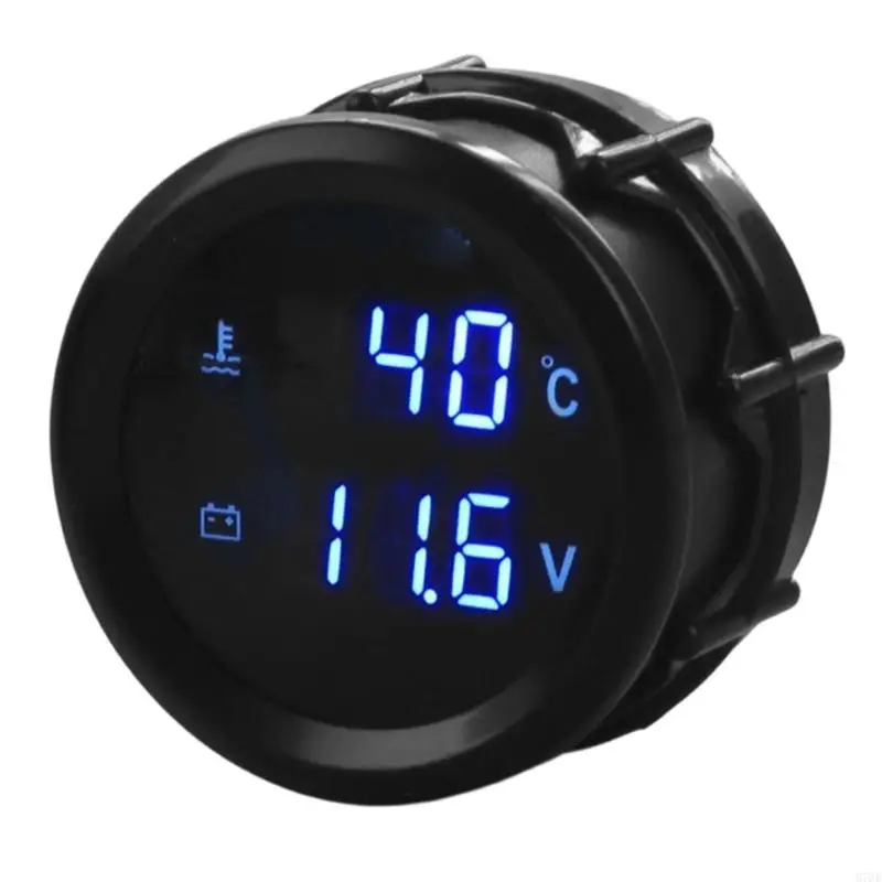 M76E 2 Zoll Digitalanzeige Wassertemperatursensor Messgerät für 12V 24V Gleichstrom – Detail 3