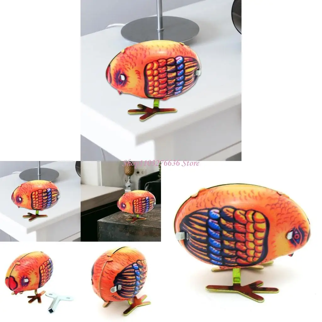 

R6FD Creative Rooster Pechking Toy Up Toy Rank для кафе-магазины декорации после 80-х годов Ностальгическая винтажная игрушка