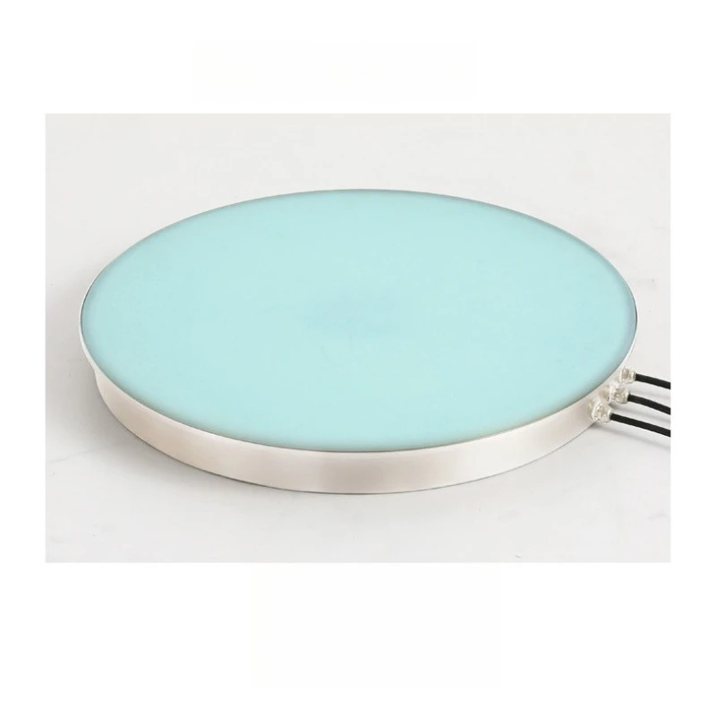 

LED luminous round music jumping floor tile light