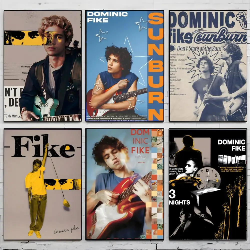 singer poster D-Dominic Fike Poster Premium Decor Art & Gift for Household Lounge Home Ornaments