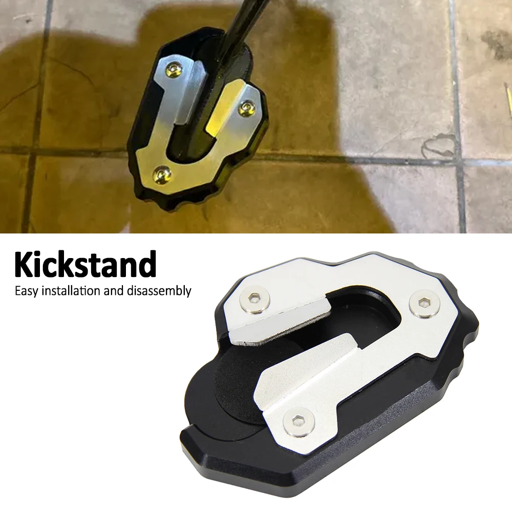 

For HONDA GL1800 Goldwing 1800 GL 1800 F6B 2018-2023 Motorcycle CNC Kickstand Extension Pad Foot Side Stand Support Plate