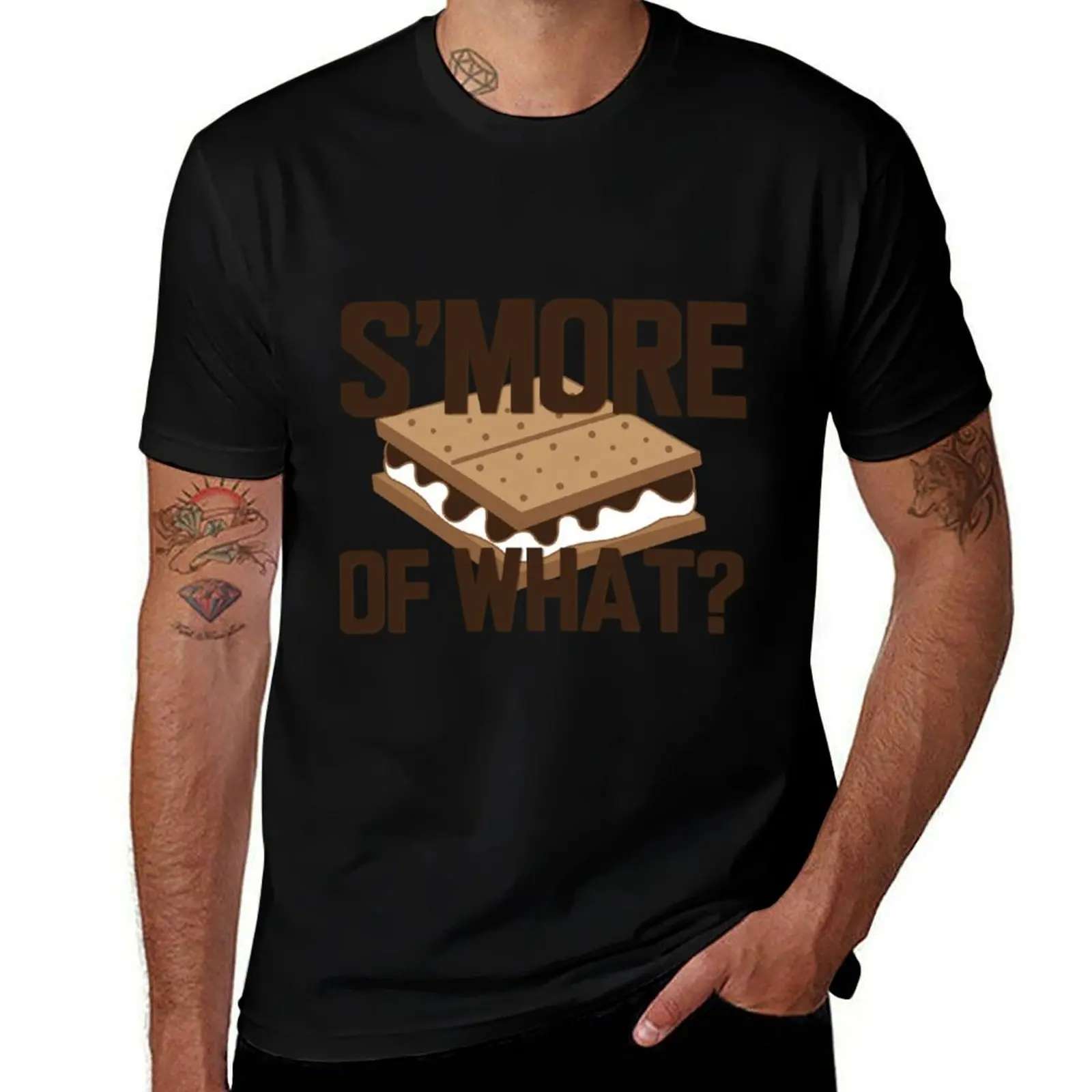 

smore of what T-Shirt graphic t shirts for man t shirts for man graphic funny printed t shirts for man T-shirt