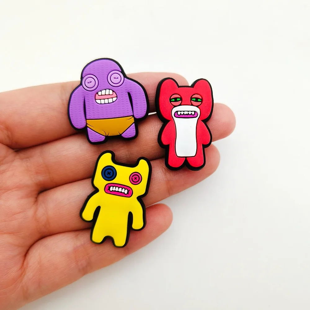 12/50 Stück Fuggler Monster Schuh Charms Cartoon Zähne Monster Schuhe Dekoration Zubehör Schnalle DIY Clogs Sandale Armband – Detail 5