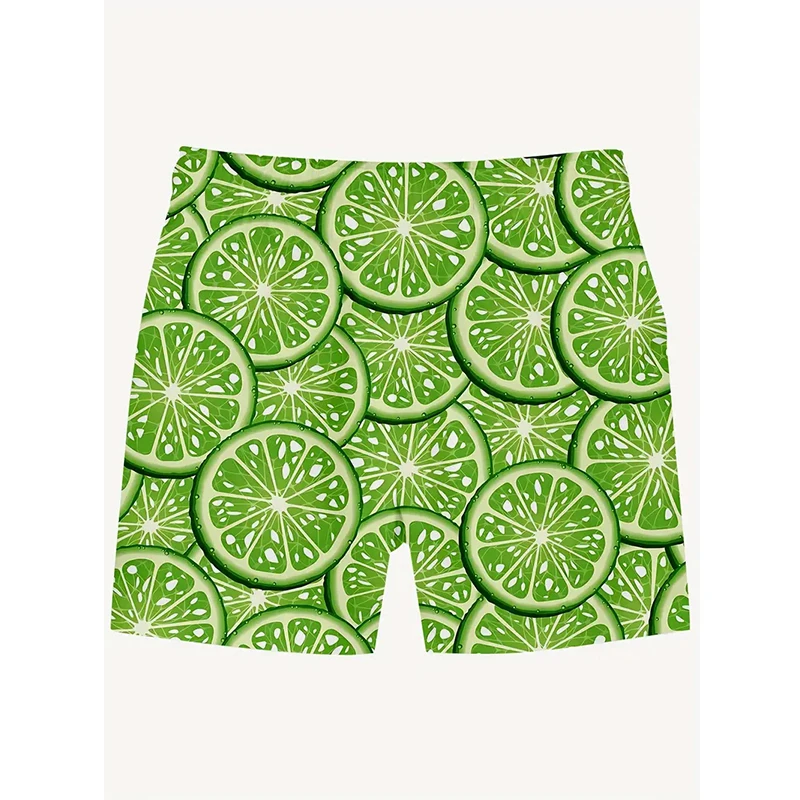 

Новые летние 3D-шорты с фруктовым принтом, пляжные шорты для плавания, женские и мужские шорты в стиле хип-хоп, уличная одежда, короткие брюки, пляжная одежда