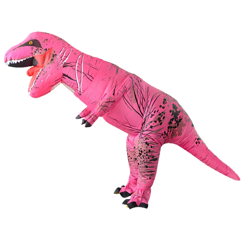 2023 T-Rex Dinosaur Inflatable Costume Purim Halloween Party Cosplay Fancy Suits Mascot Cartoon Anime  for Adult Kids