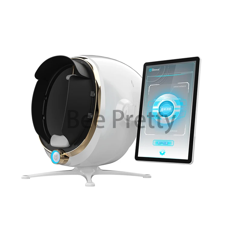 2023 Hot Selling Skin Analyzer Device Professional Smart 3D Skin Analyzer Moji Digital AI Hair and Skin Analysis Machine Facial