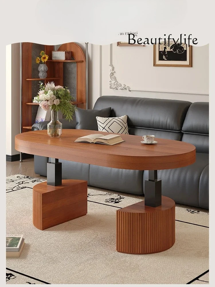 

Muebles para hogar Античный стиль Гостиная Домашний простой регулируемый электрический чайный столик