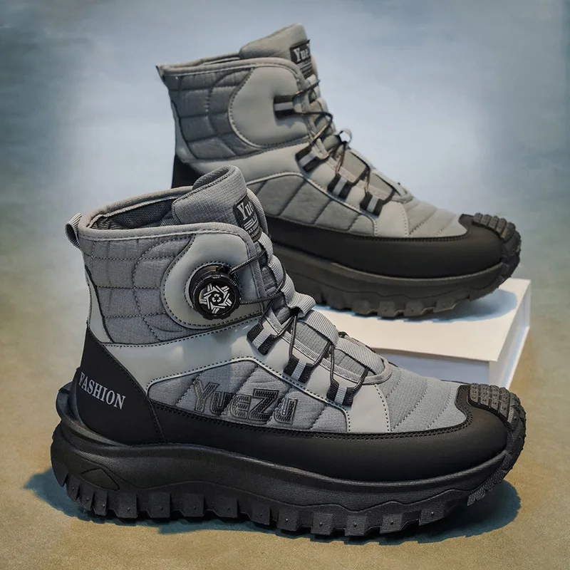 Men's Lace-Free High-Top Boots 4