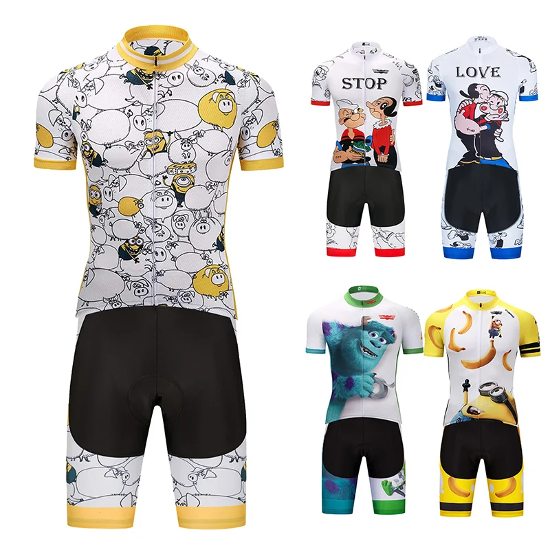 Crossrider 2022 Funny Cycling Jersey MTB Bike Clothing Men\'s Short Bib Sets Ropa Ciclismo Bicycle Clothes Maillot Culotte Suit