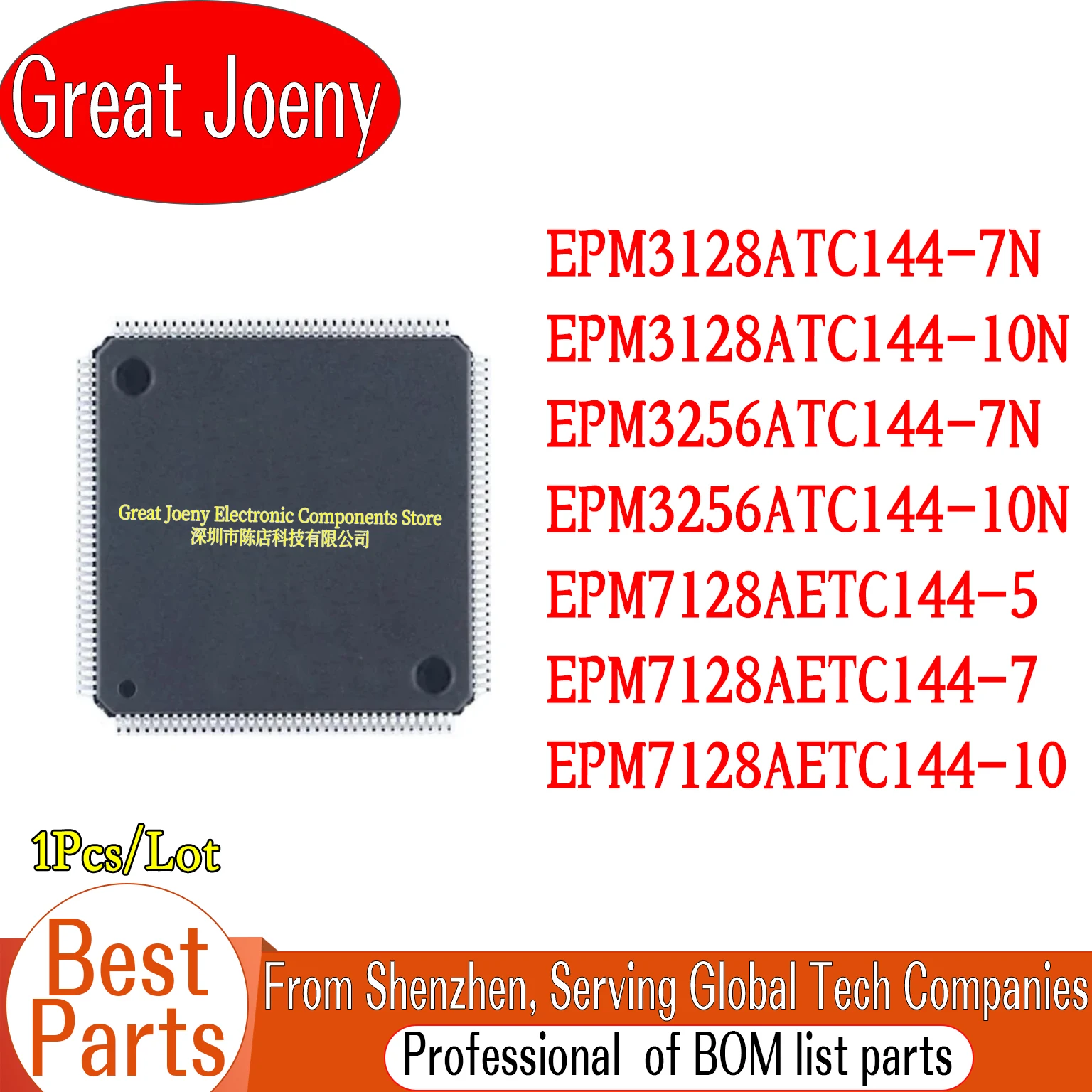 

New EPM3128ATC144-7N EPM3128ATC144-10N EPM3256ATC144-7N EPM3256ATC144-10N EPM7128AETC144-5 EPM7128AETC144-7 EPM7128AETC144-10