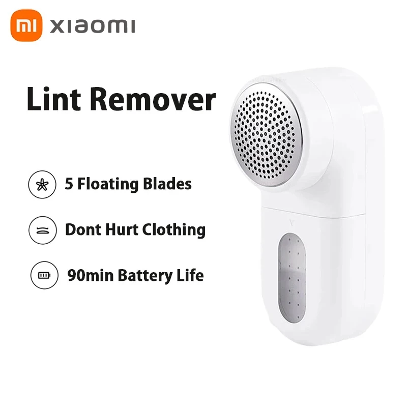 

Original Xiaomi Mijia Lint Remover Clothing Hairball Fuzz Trimmer For Clothes USB Electric Portable Fabric Sweater Remover Gift