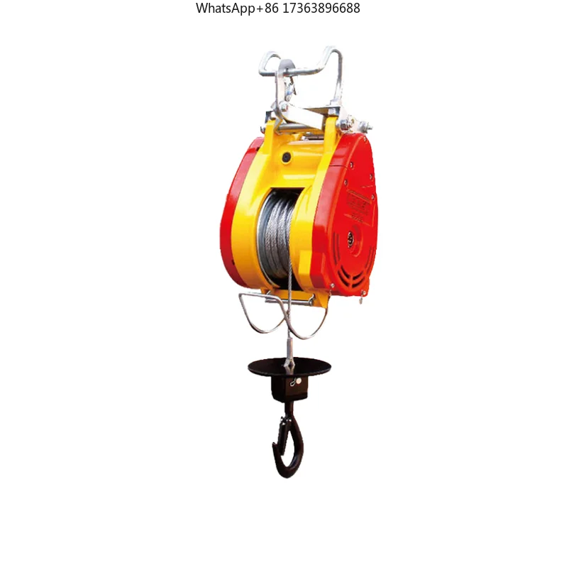 Small King Kong 220V   Electric Hoist Wire Rope Suspension Crane 160kg Load Capacity Portable Hanging Load for Retail Restaurant