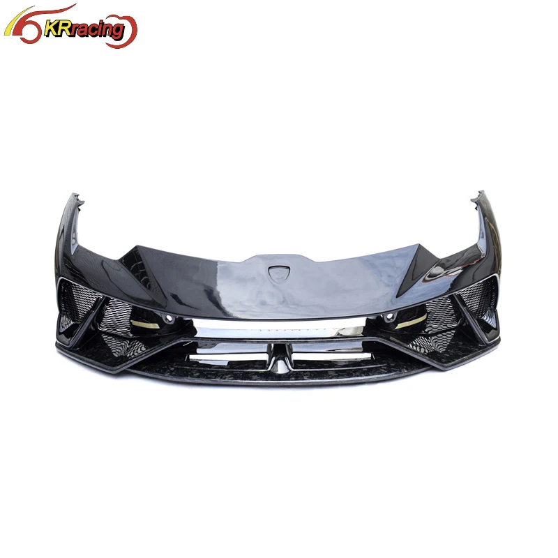 

Performante Style Partial Dry Forged Carbon Fiber Front Bumper For Lambo Huracan LP580 LP610 2014-2018