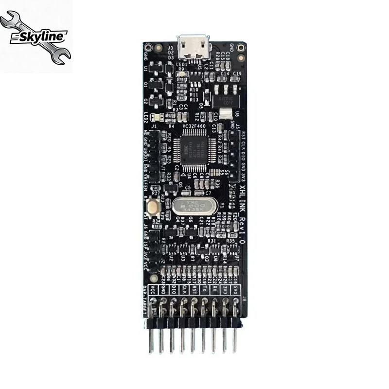 MCU Programmer Debugger Downloader Support HC32 Series Chip Firmware Burning Debug DIY Electronic Development Parts