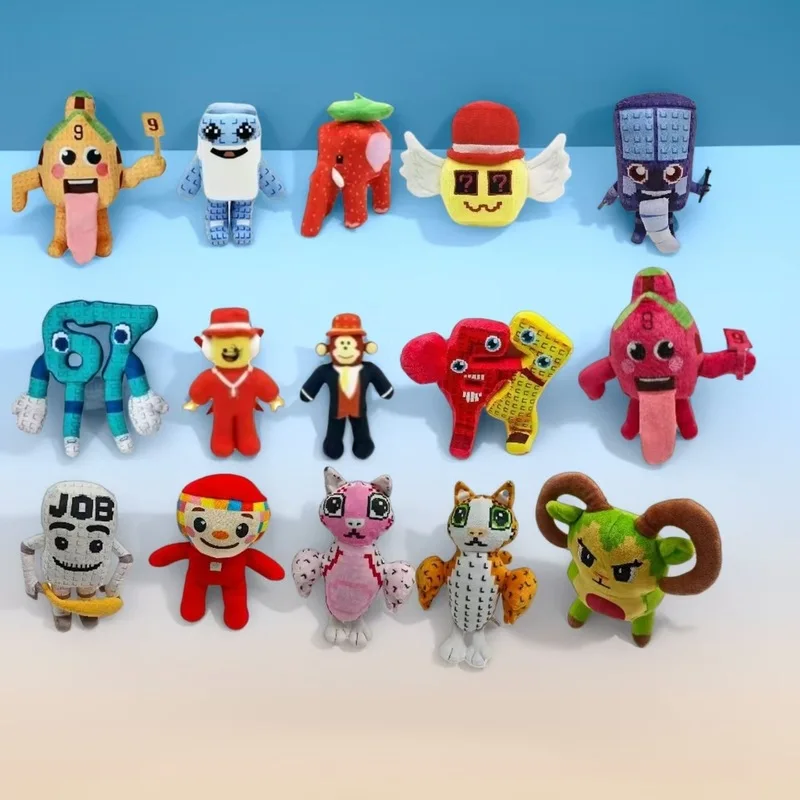 

New Steal a Brainrot Plush Set Top Box No. 9 House Plush Toy Creative Toy