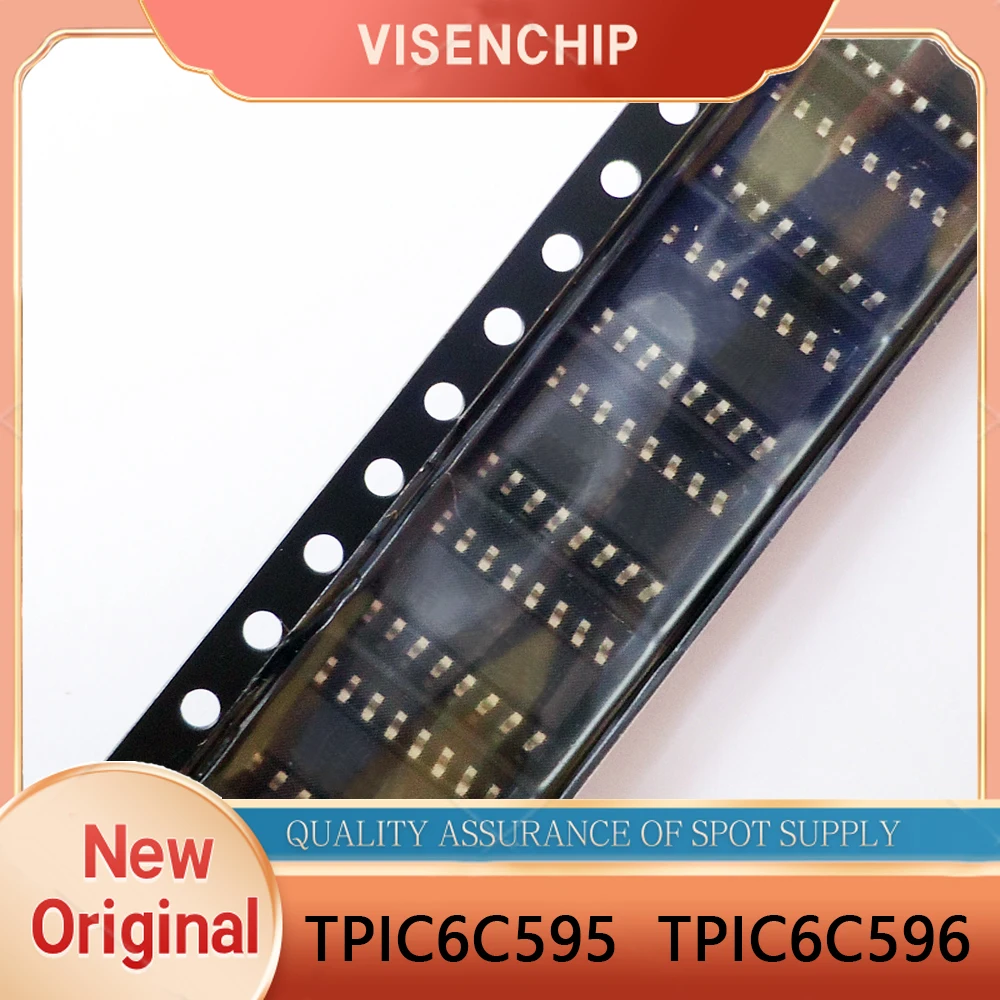 10pieces New TPIC6C595 TPIC6C596 6C595 6C596 TPIC6C595DRG4 TPIC6C596DRG4 SOP-16