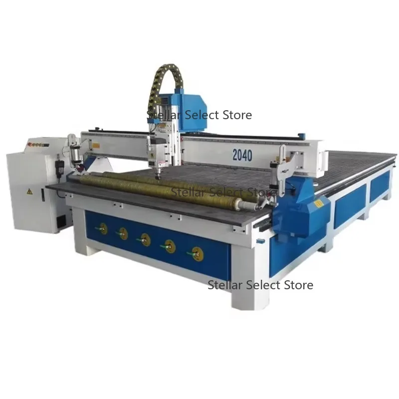 Stability 2d 3d Wood Router Engraver Milling Board Carving Machine Syntec RichAuto Stepper Motor Single Spindle 2000*4000mm