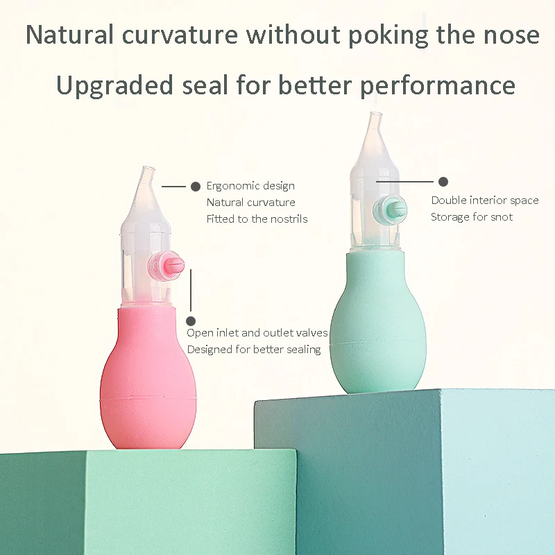 Детский назальный аспиратор, насос для новорожденных, антирефлюксная модель локтя, назальный аспиратор, детский очиститель соплей