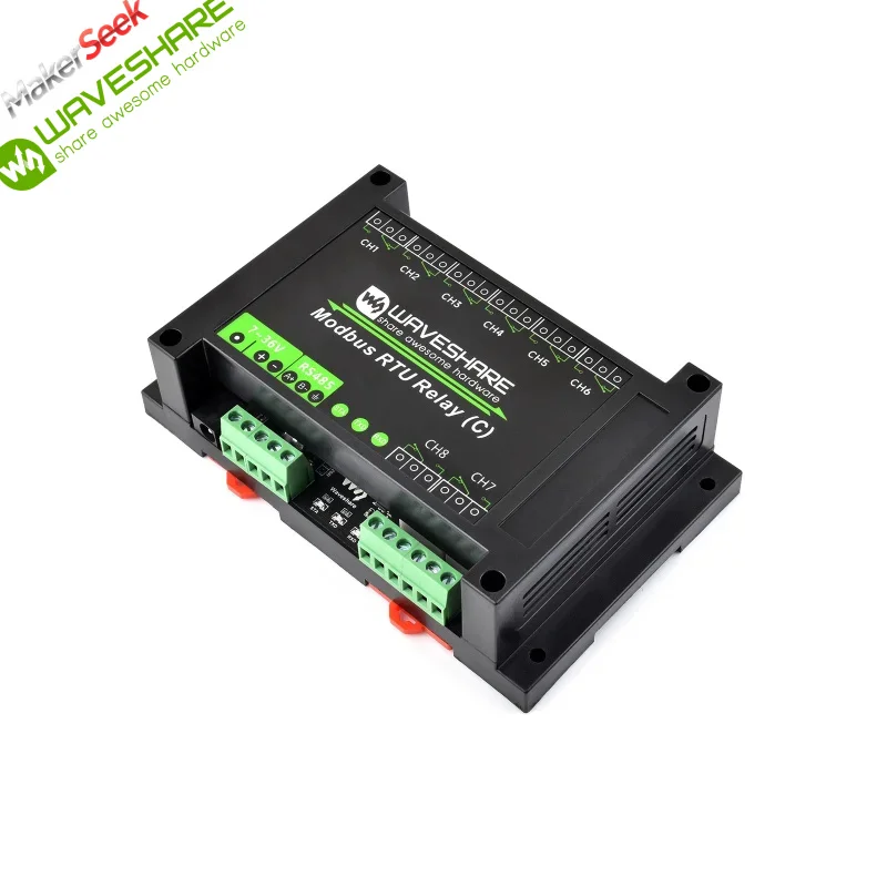 

Waveshare Modbus RTU Relay (C)[30460]【Price without Shipping fee】