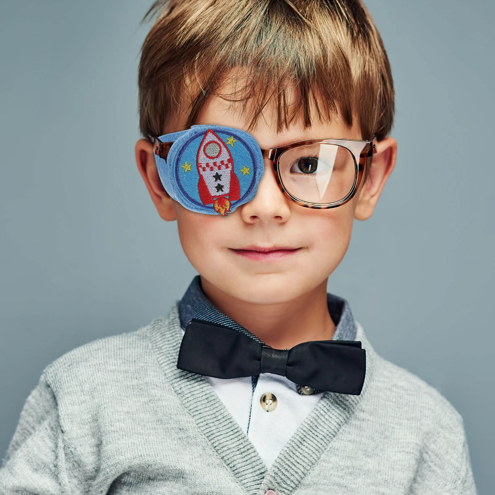 

Amblyopia Eye Patches Kids Adjustable Single Eye Patch Blindfold Covers Non woven Reusable Washable One eye Training Goggles
