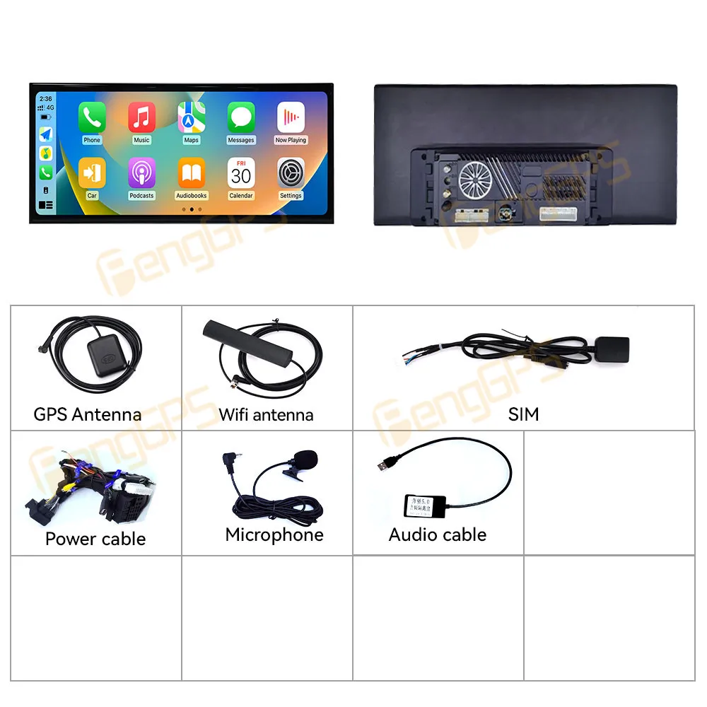 Android 14 For Mercedes B W246 2015-2018 NTG 5.0 Wireless CarPlay 15.8 Inch Touch Screen GPS Navigation Car Radio Head Unit