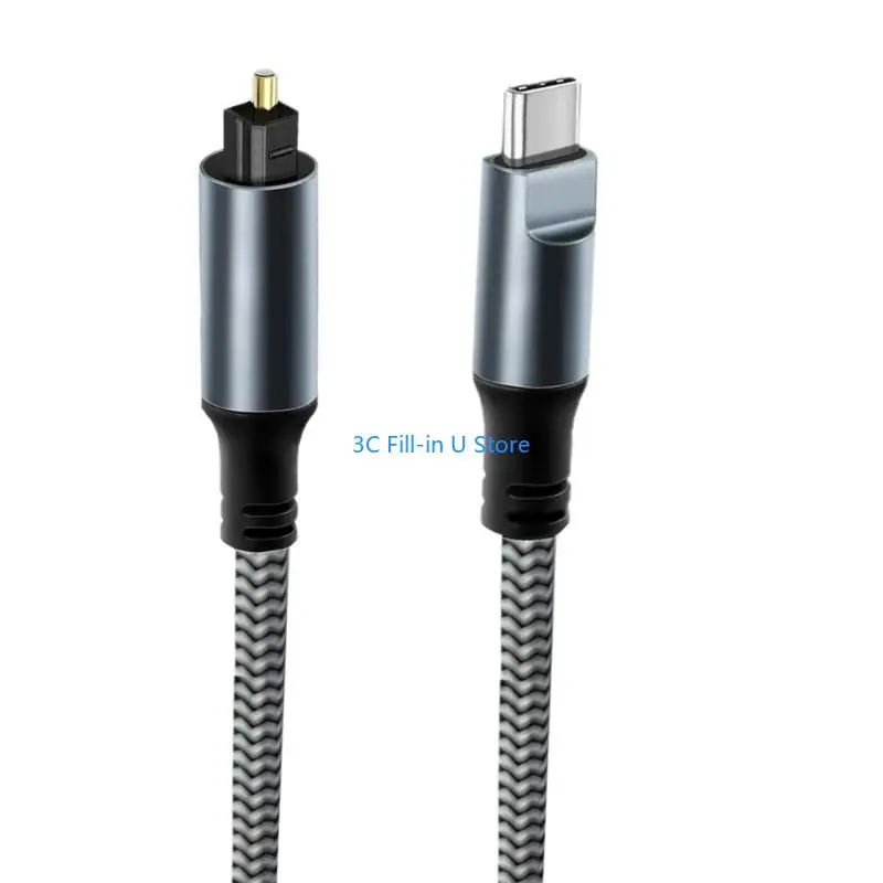 G8TA Sound Output Cable for USB C Phones Tablets and Laptops Metal Texture