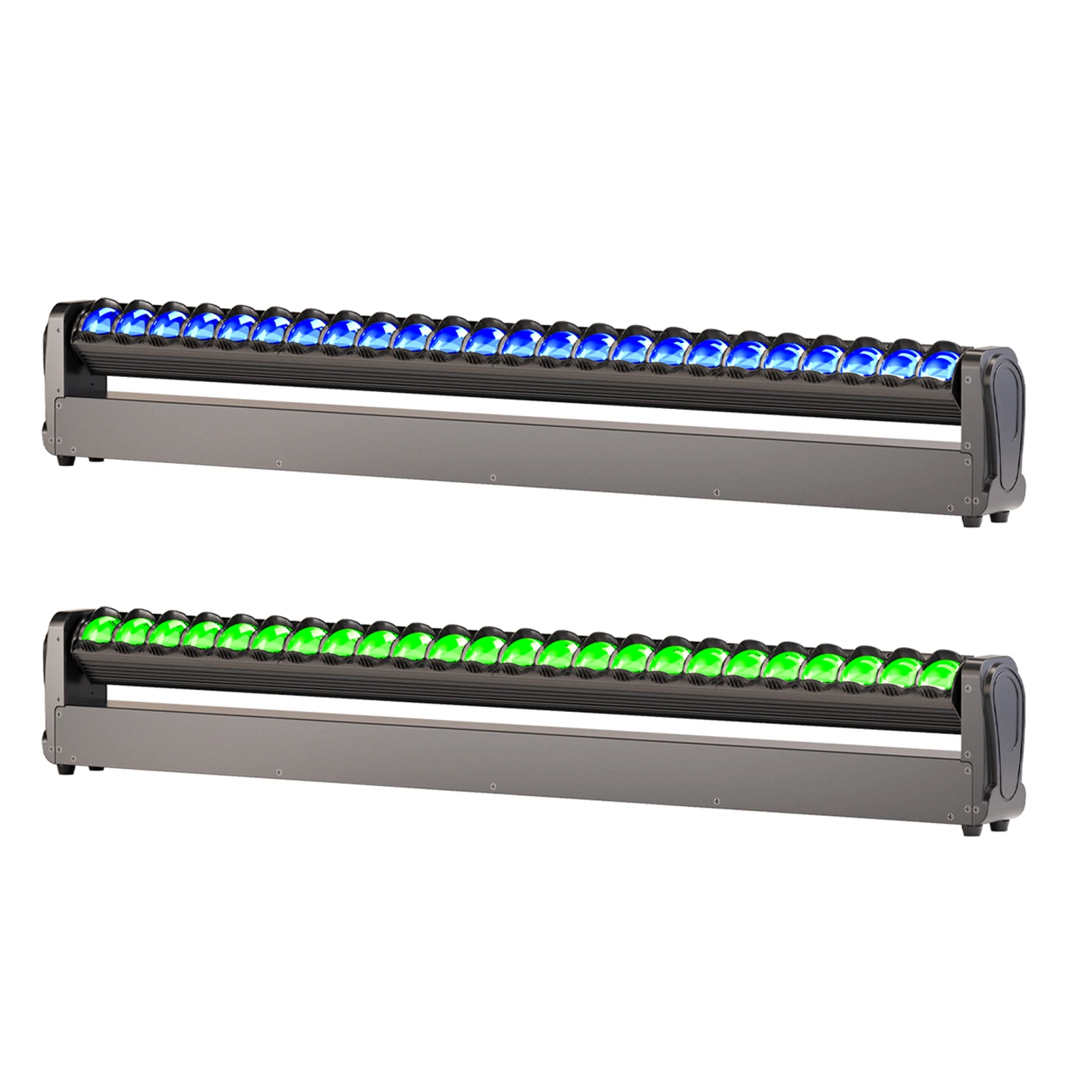 

Datewink 2Pcs 24X12W RGBW LED Moving Head Wall Washer Lights DMX Stage Light Strobe Effect For DJ Disco Party Nightclub Wedding