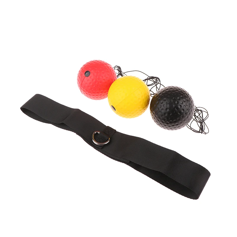 Nylon Boxing Reflex Speed Punch Ball Sanda Boxer Raising Reaction Force Hand Eye Training Set Stress Gym Boxing Exercise