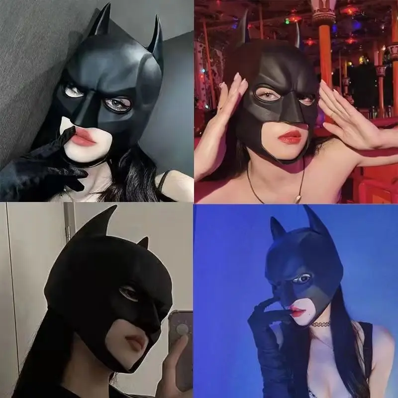 

Маска супергероя Бэтмена, головной убор для косплея, маскарадная маска для взрослых, латексная маска для мужчин, аниме-маска на Хэллоуин, маска Темного рыцаря для косплея