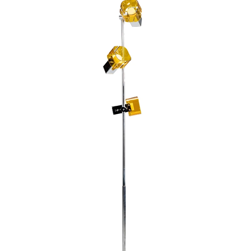 Modern living room atmosphere magnetic detachable breathing adjustable three-head floor lamp