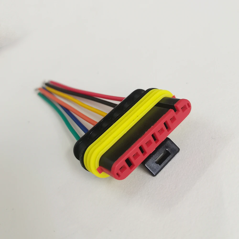 1 Stück 1 2 3 4 5 6 Pin Wasserdichter Elektrischer Auto-Steckverbinder Männlich Weiblich mit Kabelbaum für Auto, Schiff, E-Bike, Motorrad – Detail 15