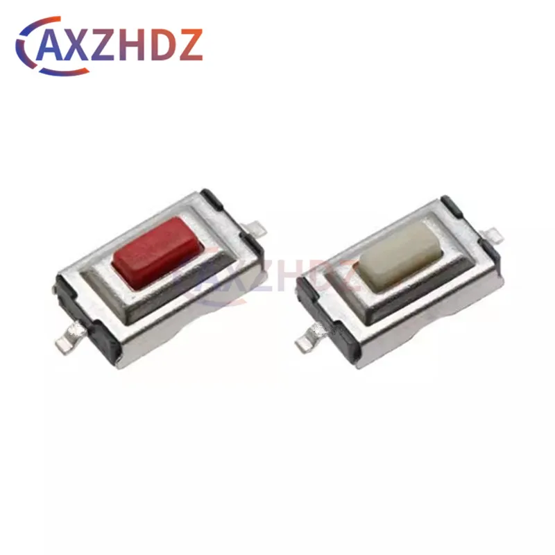 100PCS 2Pin Car Remote Control Key Button Switch 3*6*2.5mm Reel Tact Touch Micro Switch 3X6X2.5 Tactile Push Button Switch SMD