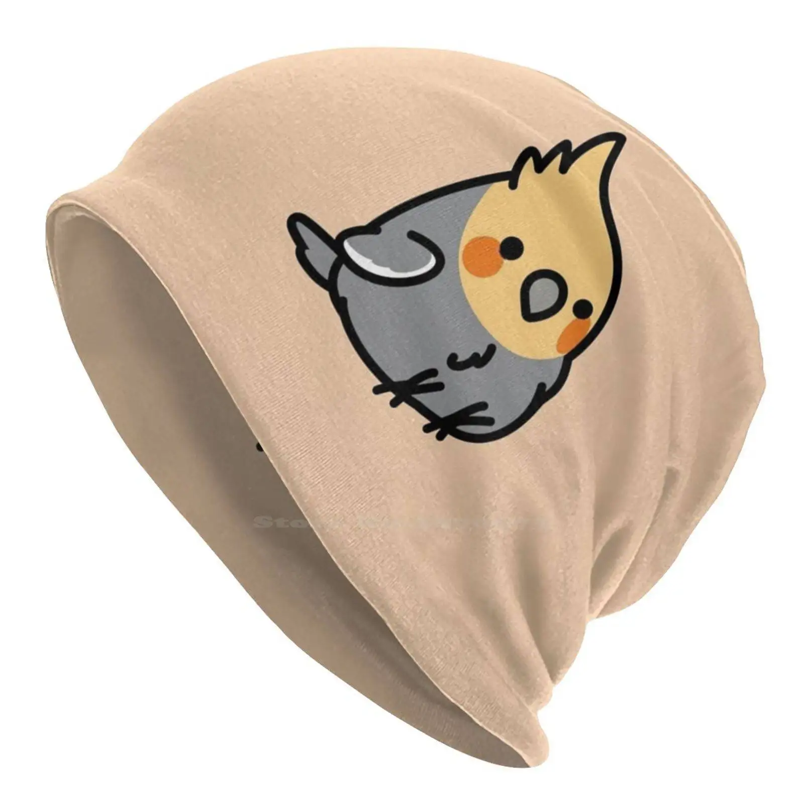 Chubby Special Needs Cockatiel Knitted Hat Warm Beanie Outdoor Caps Parrot Cute Birblr Chibi Cockatiel Chibi Bird Birds