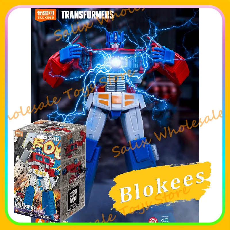 In Stock Blokees Transformers Champion Class Optimus Prime (Energon Universe) Action Figure Toys