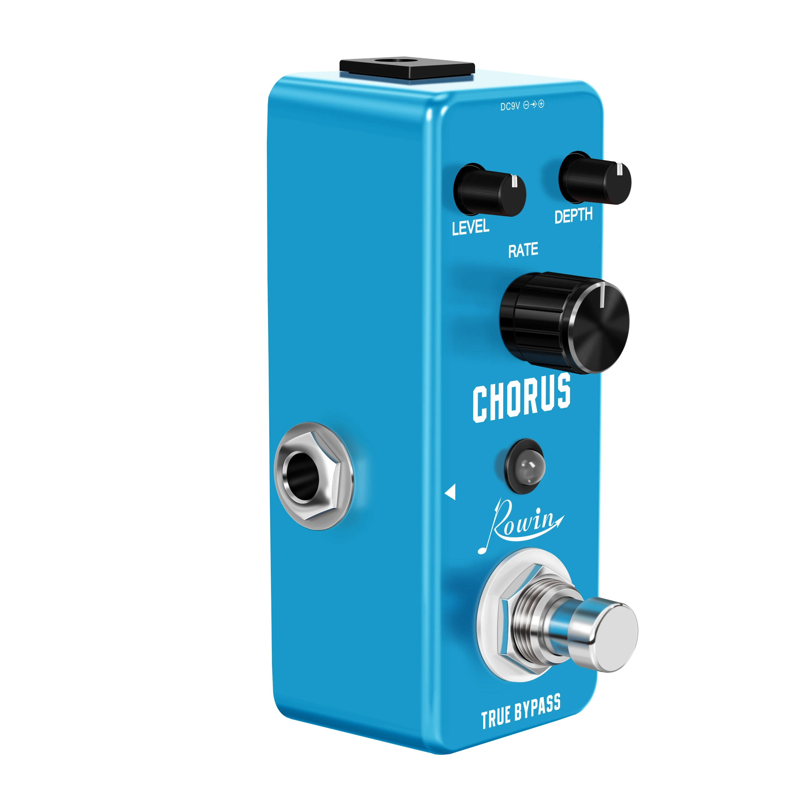 Rowin Chorus  Guitar Effect Analog Chorus Pedals for Guitar with High Warm And Clear Chorus Sound Mini Size True Bypass LEF-304