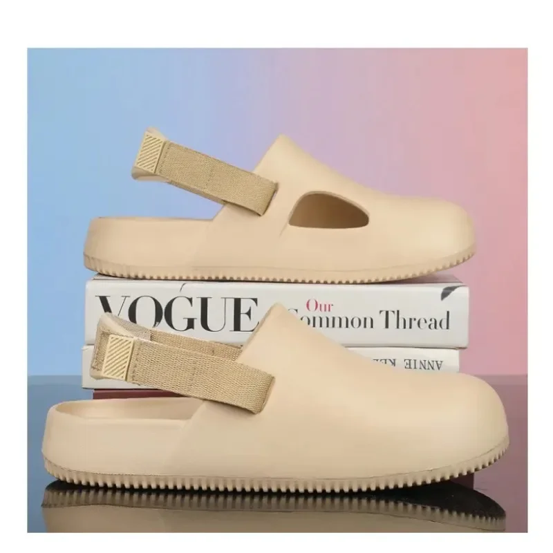 2025 Heren zomer nieuwe mode casual dikke bodem rijschoenen outdoor draagbare pantoffels gemakkelijk te dragen comfortabel EVA-materiaal