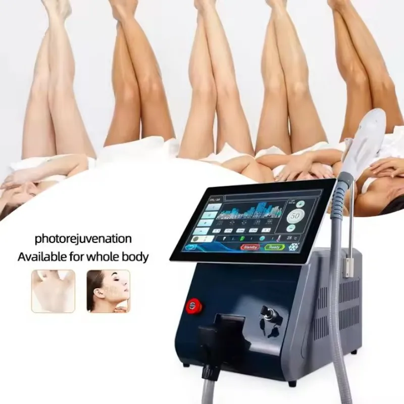 

Professional IPL+ OPT Epilator Laser Painless Hair Removal Machine E-Light Skin Whitening Fast Depilation Permanent Device