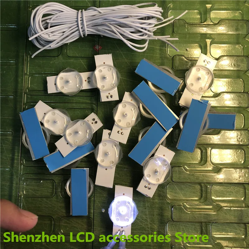 25ピース/ロット修理交換用ビーズ3のled lg 49UH6500-CB 6916L-2453A 6916L-2551A 6916L-2552A 6916L-2452A 100% 新