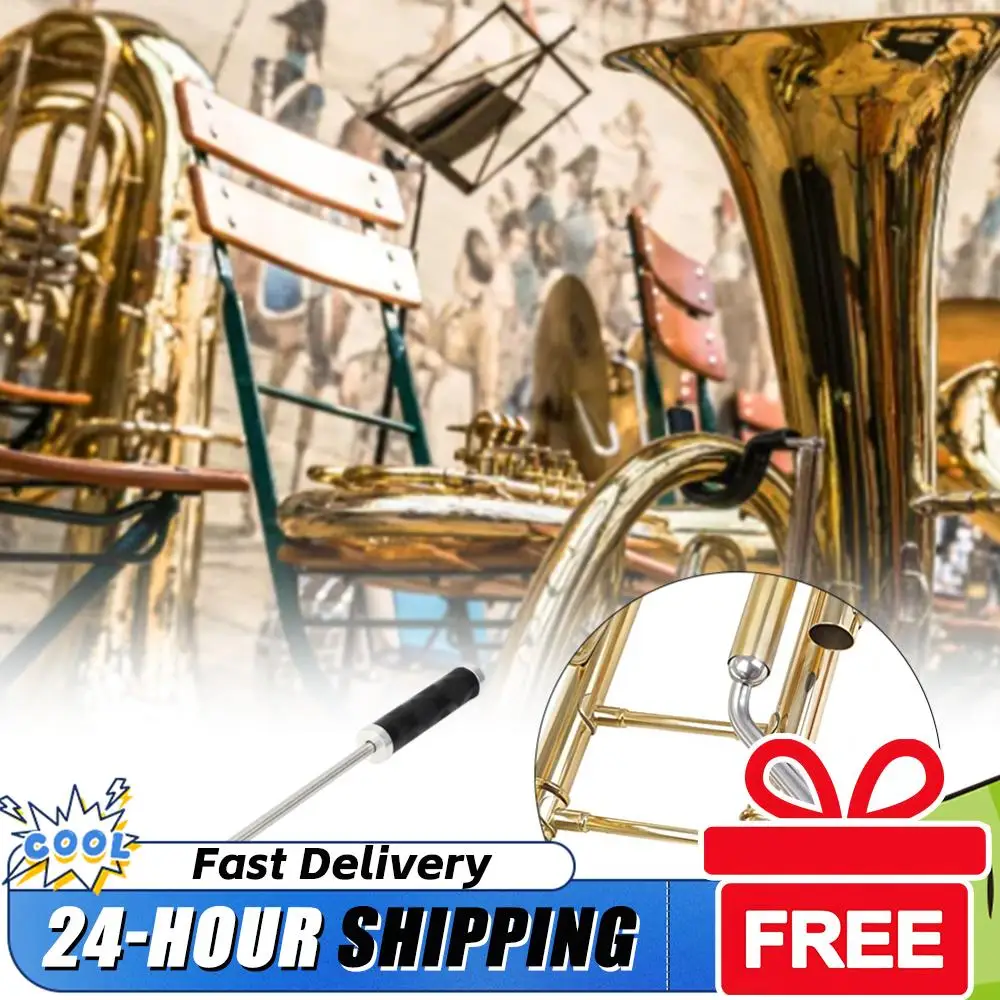 

Trumpet Piston Valve Pipe Dent Removal Tools with 3 Sheet Metal Balls Sax Neck Maintenance Tool for Brass Wind Instrument