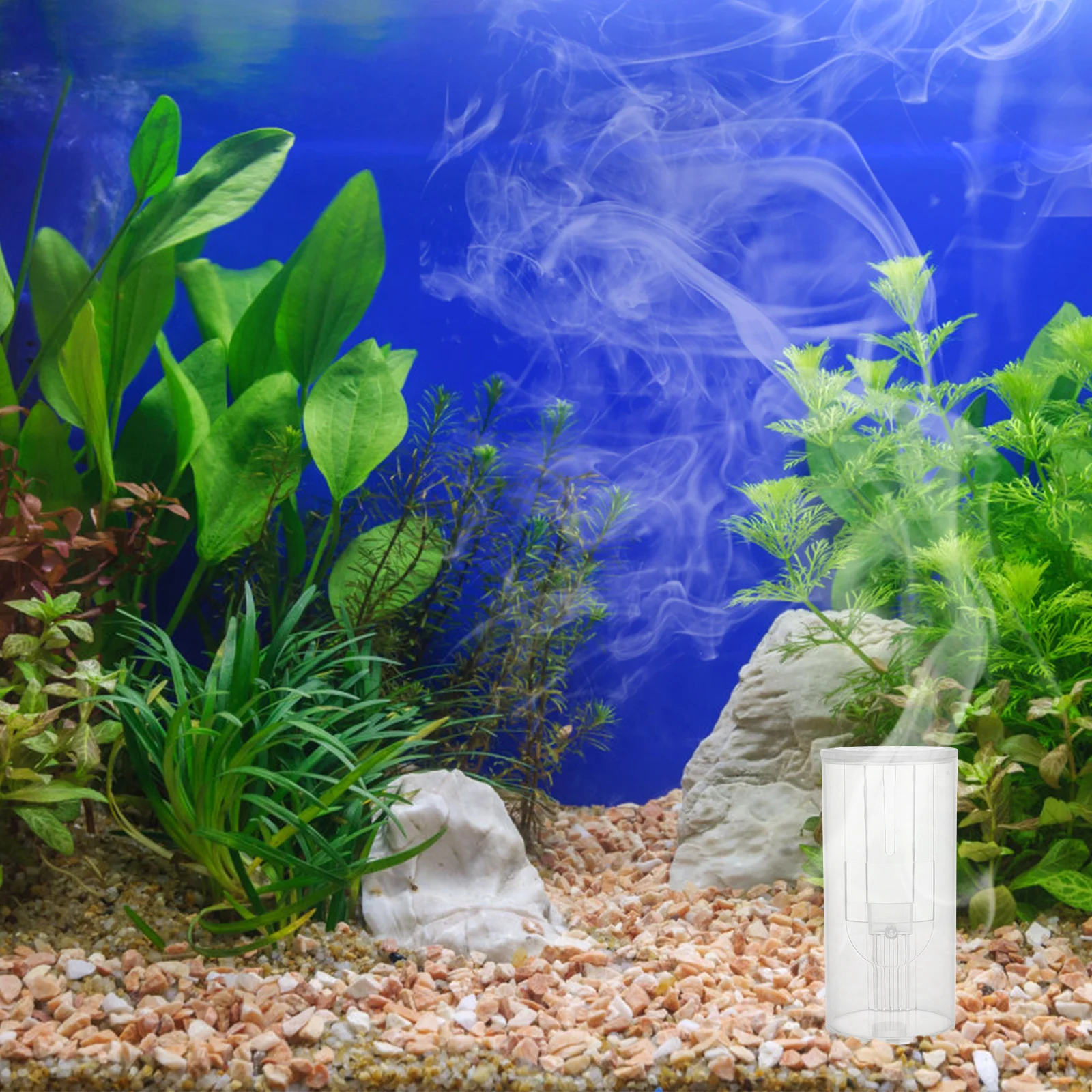 

2Pcs Solid Anti Aging Mist Maker Accessory Wear Resistant Fish Tank Fog Generator Safe for Water Animals Decor